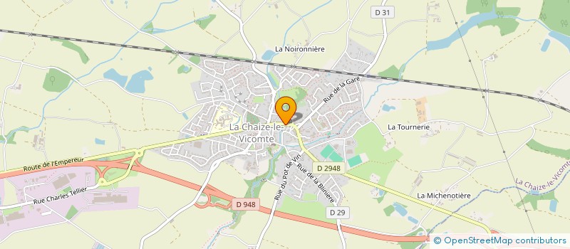 localisation de l'entreprise SCI CIMICIFUGA  LA CHAIZE-LE-VICOMTE