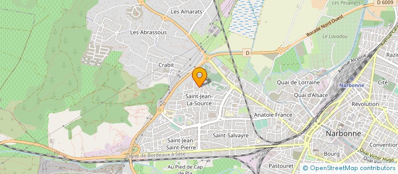 localisation de l'entreprise SCI CIMOB à NARBONNE