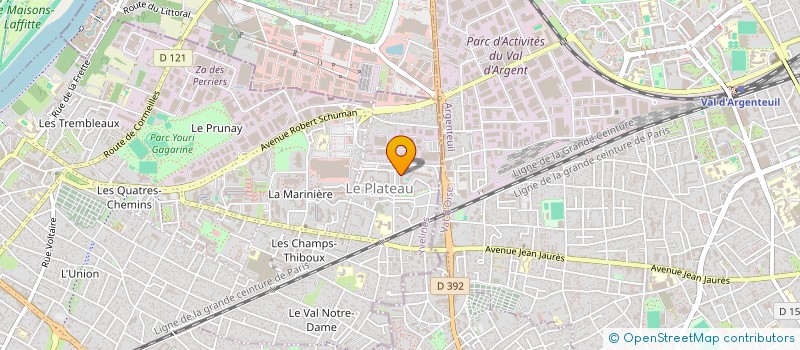 localisation de l'entreprise SCI CINA  SARTROUVILLE