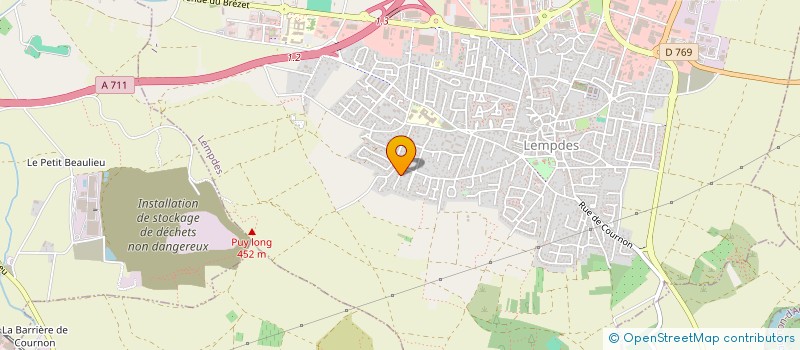 localisation de l'entreprise SCI CINAG  LEMPDES