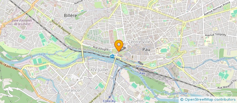 localisation de l'entreprise SCI CINDY à PAU