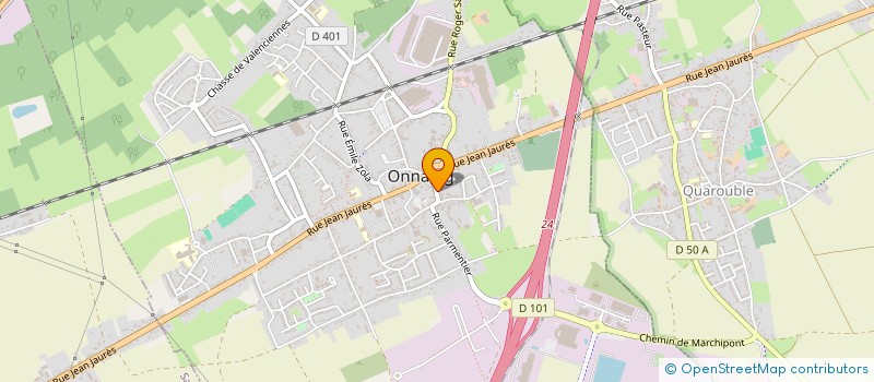 localisation de l'entreprise SCI CINE CITE  ONNAING