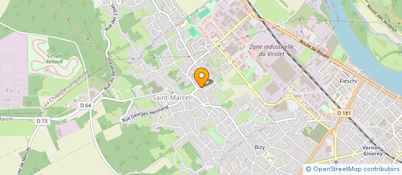 localisation de l'entreprise SCI CINESE  SAINT-MARCEL