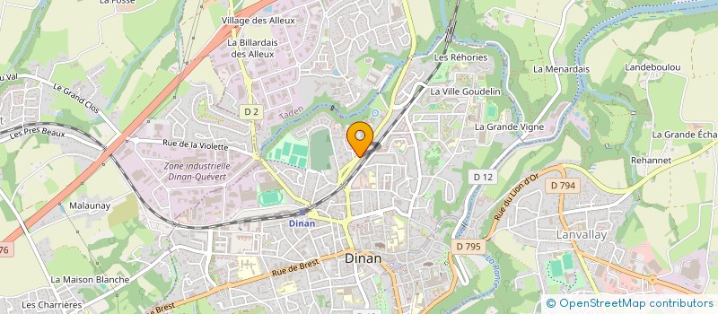 localisation de l'entreprise SCI CINETOILE  DINAN