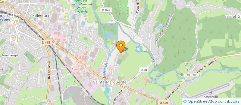 localisation de l'entreprise SCI CINIMAX  SAINTE-MARGUERITE