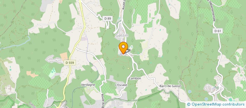 localisation de l'entreprise SCI CINQ  GASSIN