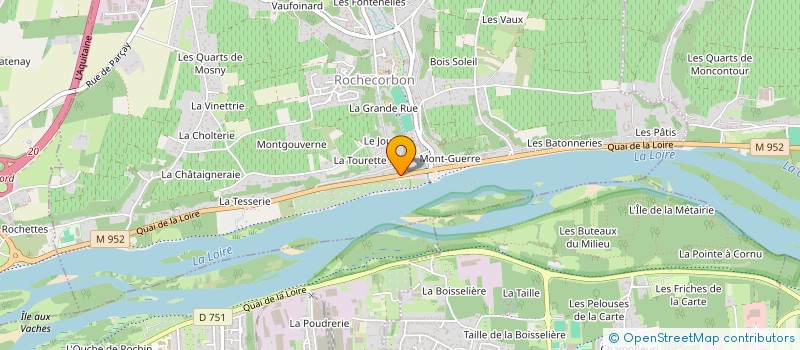 localisation de l'entreprise SCI CINQ-AS-DEUX à ROCHECORBON