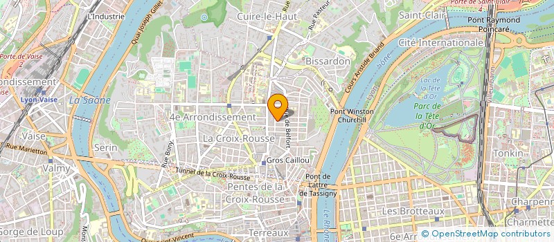 localisation de l'entreprise SCI CINQ ETOILES  LYON