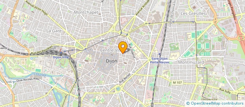 localisation de l'entreprise SCI CINQ HUITIEME à DIJON