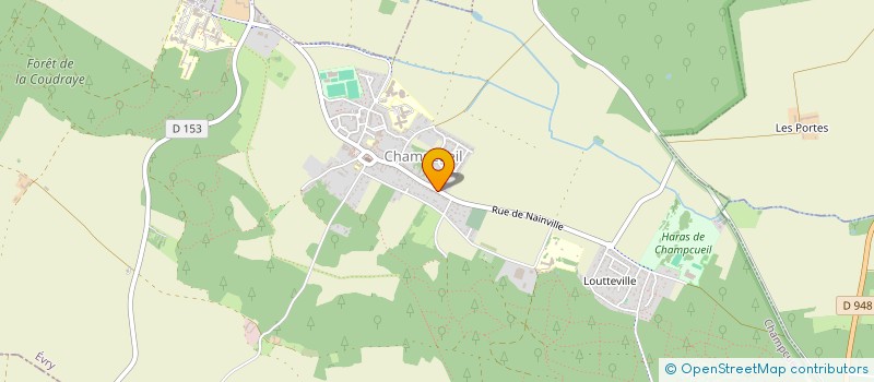 localisation de l'entreprise SCI CINQ L DU BOIS CHALAND à CHAMPCUEIL