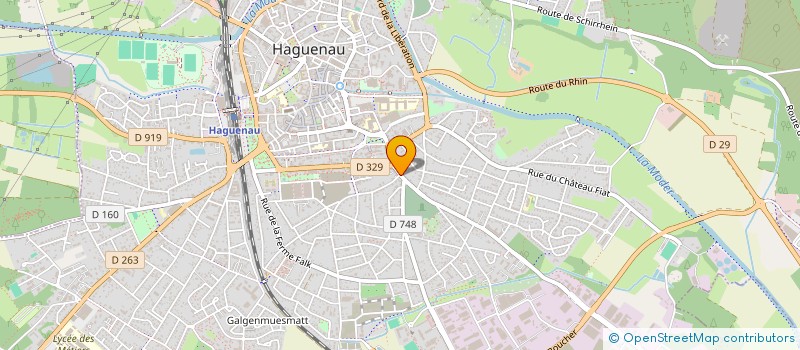 localisation de l'entreprise SCI CINQ PLUS HAGUENAU  HAGUENAU