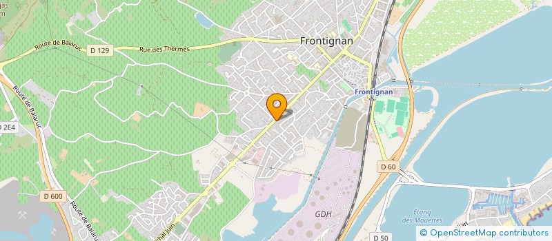 localisation de l'entreprise SCI CINQ RU à FRONTIGNAN