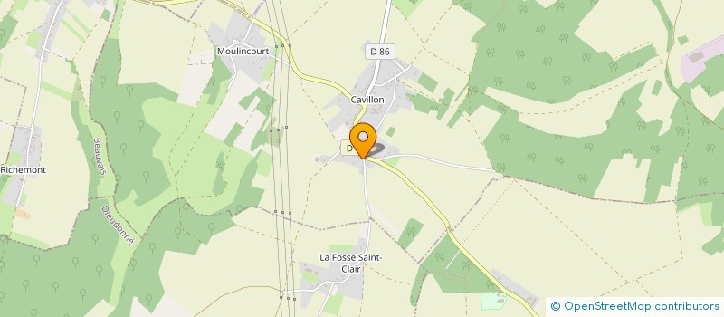 localisation de l'entreprise SCI CINQ TREFLES  ULLY-SAINT-GEORGES