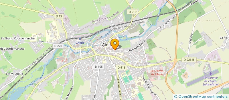 localisation de l'entreprise SCI CINQ TREIZE à L'AIGLE