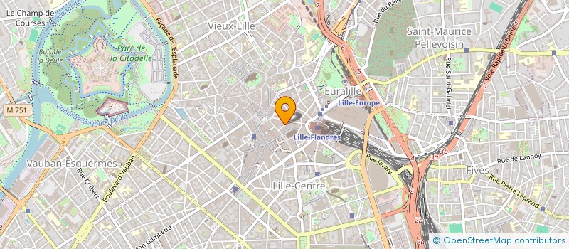 localisation de l'entreprise SCI CINQ VINS à LILLE