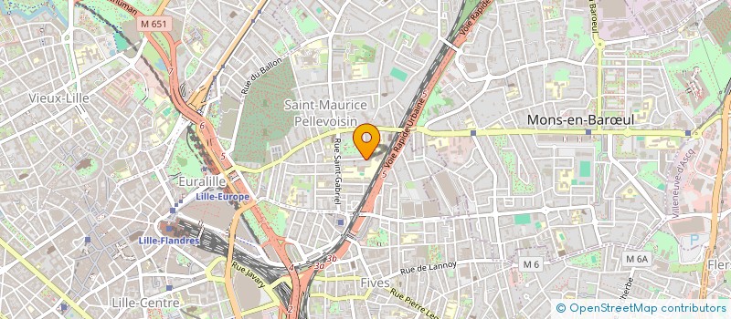 localisation de l'entreprise SCI CINQB à LILLE