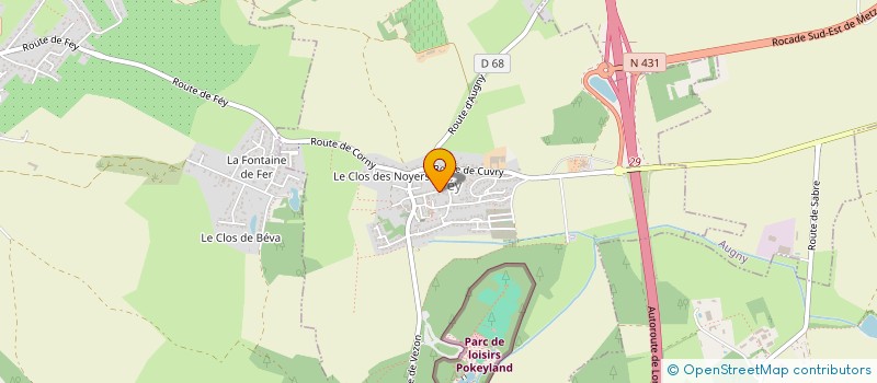 localisation de l'entreprise SCI CINQSEPT  FEY