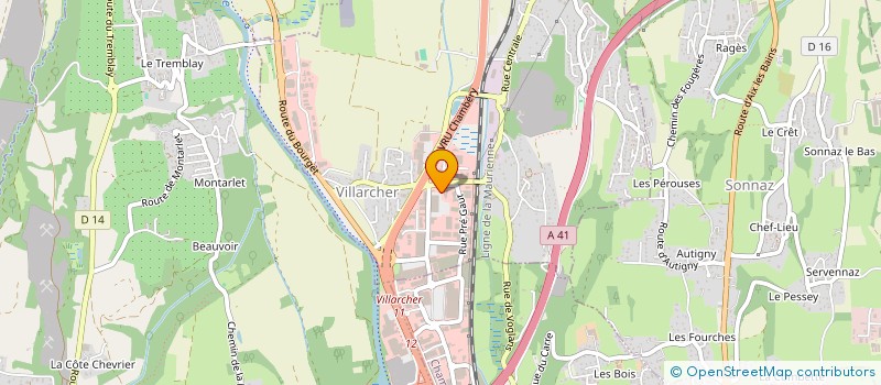 localisation de l'entreprise SCI CINQUANTE  VOGLANS