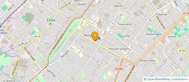 localisation de l'entreprise SCI CINQUANTE-CINQ  ROUBAIX