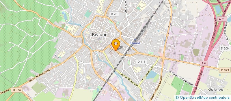 localisation de l'entreprise SCI CINQUANTE QUATRE FAUBOURG MADELEINE à BEAUNE