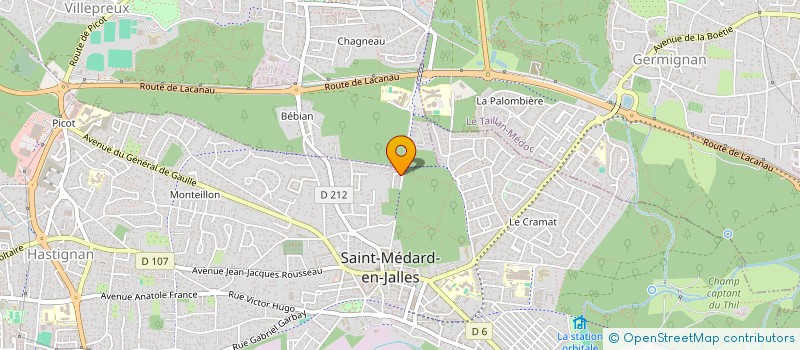 localisation de l'entreprise SCI CINQUEL  SAINT-MEDARD-EN-JALLES