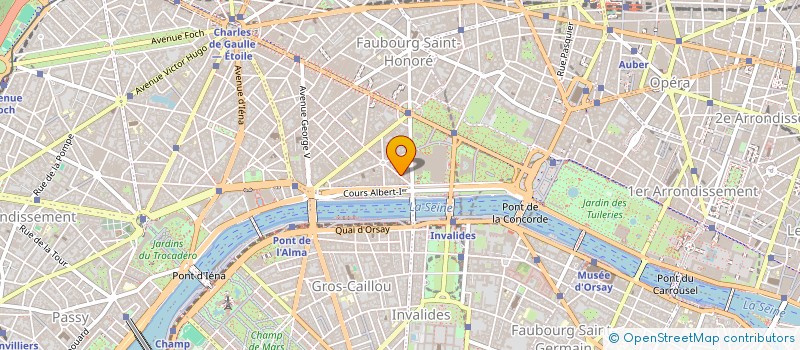 localisation de l'entreprise SCI CINQUIEM ETAG FRANCOIS 1ER  PARIS