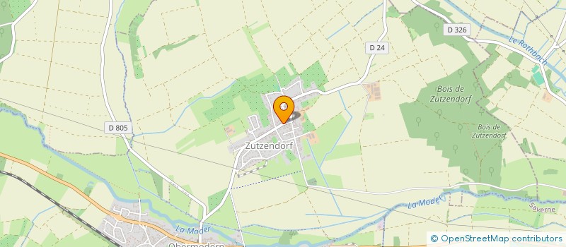 localisation de l'entreprise SCI CINQUIEME SOLEIL  OBERMODERN-ZUTZENDORF