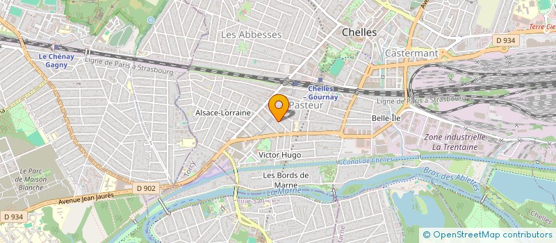 localisation de l'entreprise SCI CINTA  CHELLES