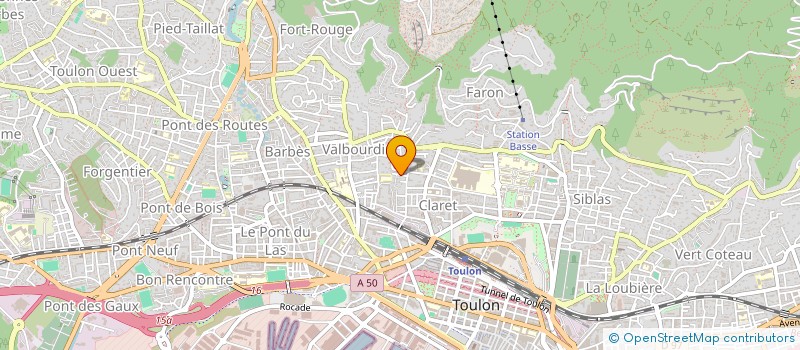 localisation de l'entreprise SCI CINTHO  TOULON