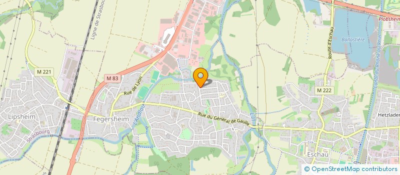 localisation de l'entreprise SCI CIOCA  FEGERSHEIM