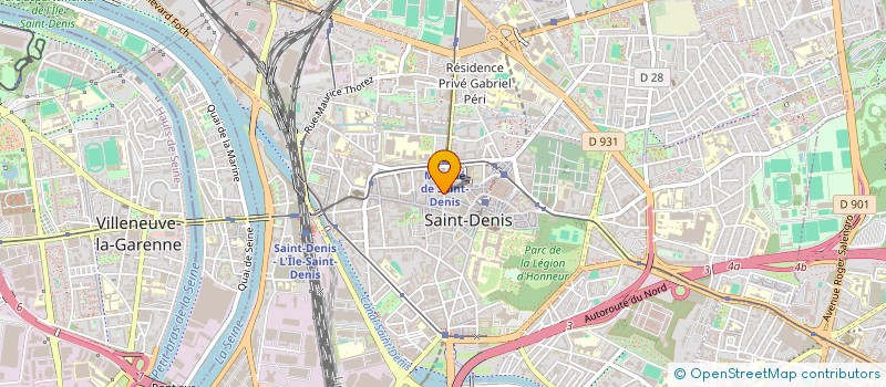 localisation de l'entreprise SCI CIOCAN à SAINT-DENIS