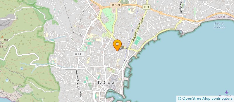 localisation de l'entreprise SCI CIOTAT  LA CIOTAT