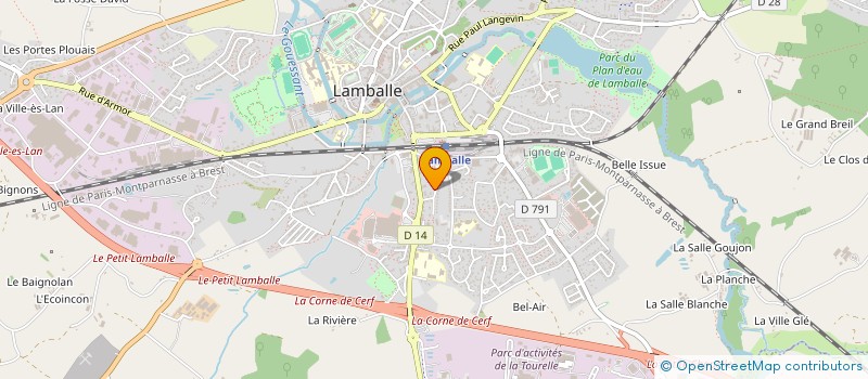 localisation de l'entreprise SCI CIP BEAUSOLEIL  PLENEUF-VAL-ANDRE