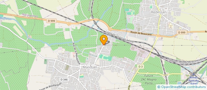 localisation de l'entreprise SCI CIPOLAT IMMOBILIER  MANDUEL