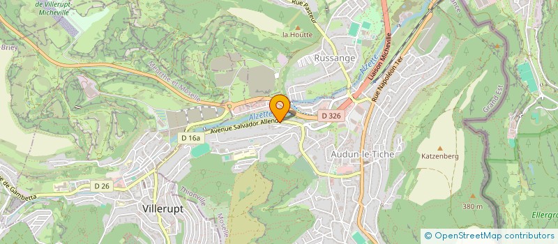 localisation de l'entreprise SCI CIPRAD M M à AUDUN-LE-TICHE