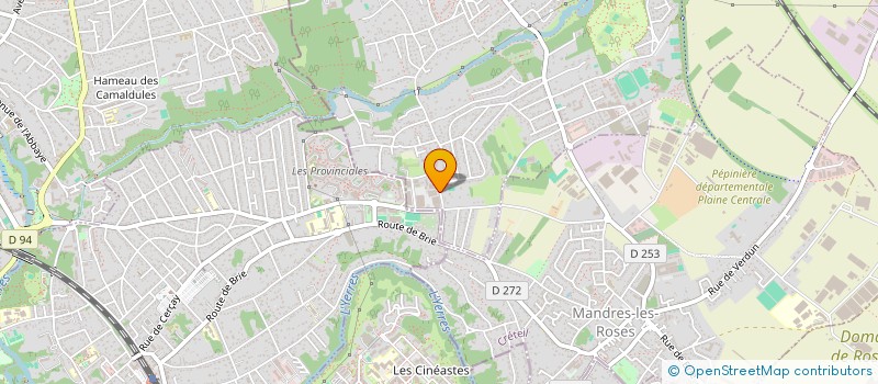 localisation de l'entreprise SCI CIPRIANO  VILLECRESNES