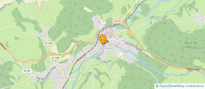 localisation de l'entreprise SCI CIR LES HABITATIONS  DOCELLES