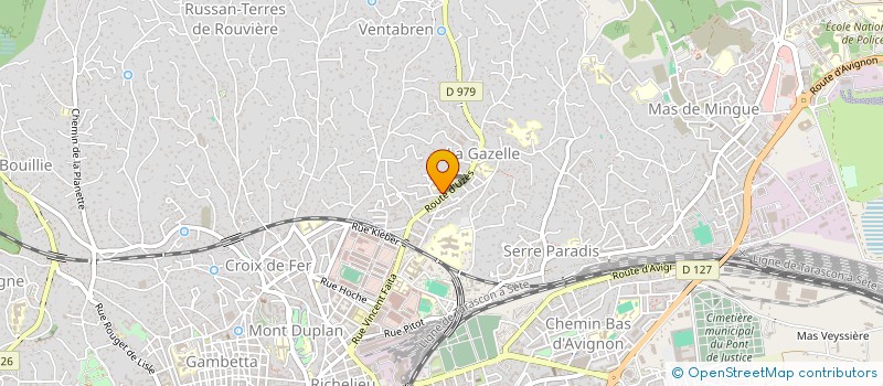 localisation de l'entreprise SCI CIRCE  NIMES