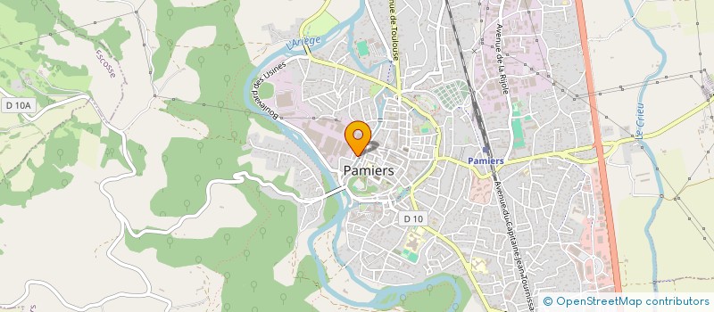 localisation de l'entreprise SCI CIRCE à PAMIERS