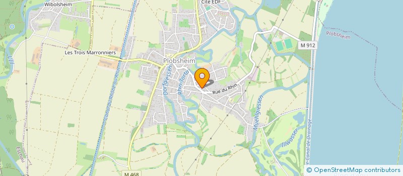 localisation de l'entreprise SCI CIRCINUS  PLOBSHEIM