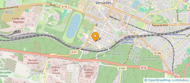 localisation de l'entreprise SCI CIRCON  VERSAILLES
