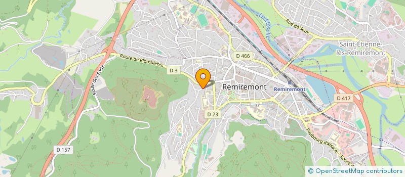 localisation de l'entreprise SCI CIRCONFLEXE  REMIREMONT