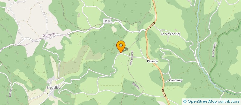 localisation de l'entreprise SCI CIRCULAIRE  LE MONTAT