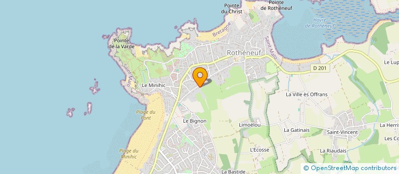 localisation de l'entreprise SCI CIRCULAIRE  SAINT-MALO