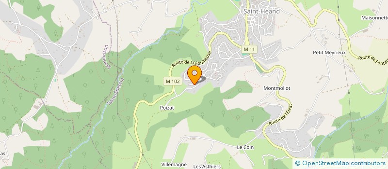 localisation de l'entreprise SCI CIRCULAIRE  SAINT-BONNET-LES-OULES