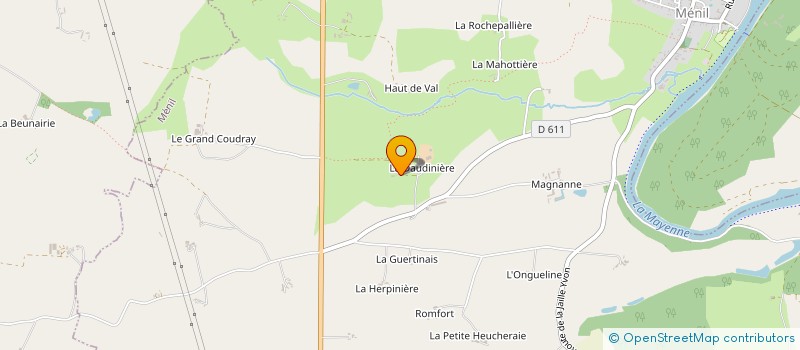 localisation de l'entreprise SCI CIRCULAIRE  MENIL