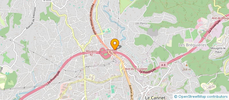 localisation de l'entreprise SCI CIRE à MOUGINS