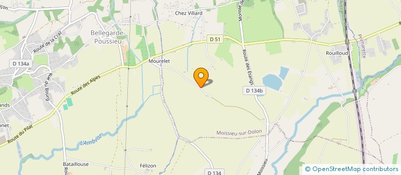 localisation de l'entreprise SCI CIRENNA  JARCIEU