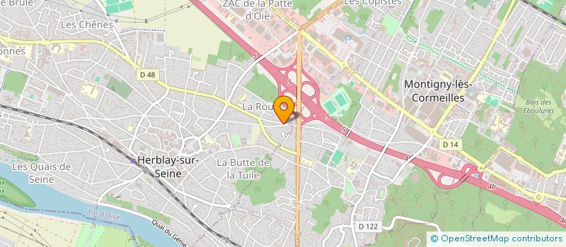 localisation de l'entreprise SCI CIRES LES MELLO  HERBLAY-SUR-SEINE