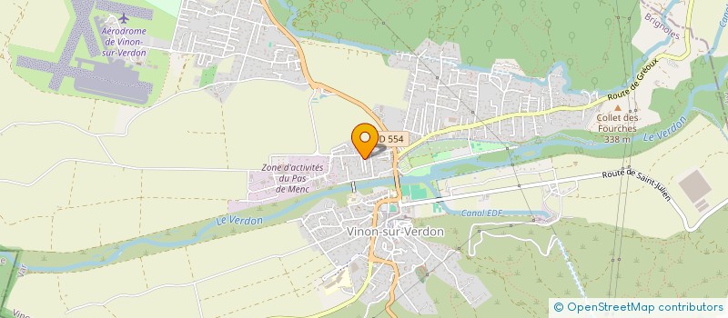 localisation de l'entreprise SCI CIRGIL  VINON-SUR-VERDON